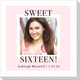 Colored Frame with Your Message Photo Napkins Image 7 of 10